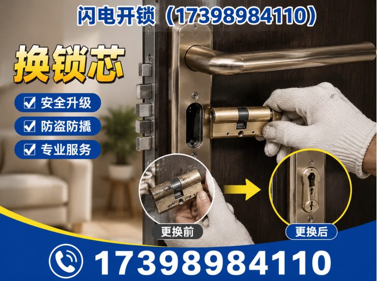 郑州高新技术产业开发区换锁芯展示图